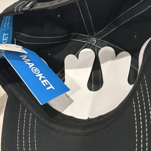 Urban Outfitters NWT Market Rhinestone Arc Paneled adjustable Hat. - Picture 5 of 7